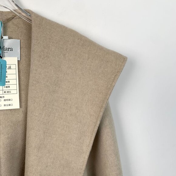 Max Mara Wool & Cashmere Hooded Coat - Picture 3 of 8